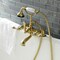 Kingston Brass AE203T7 7-Inch Tub Faucet with Hand Shower, Brushed Brass AE203T7 - alternate 5